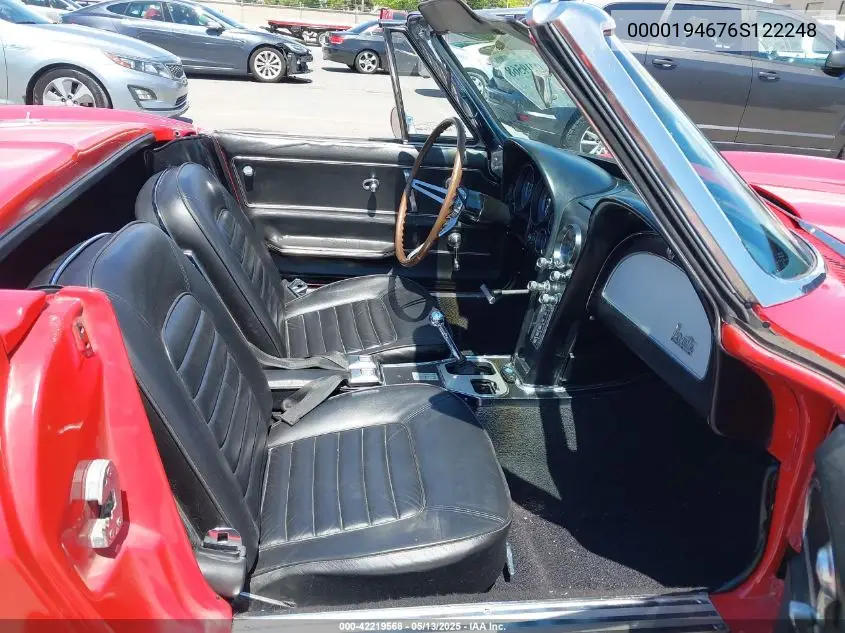 1966 Chevrolet Corvette VIN: 0000194676S122248 Lot: 42219568