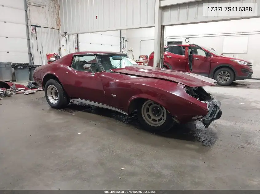 1977 Chevrolet Corvette VIN: 1Z37L7S416388 Lot: 42665408
