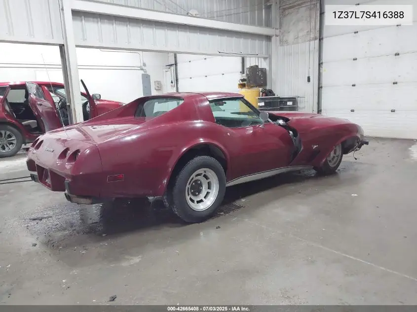 1977 Chevrolet Corvette VIN: 1Z37L7S416388 Lot: 42665408