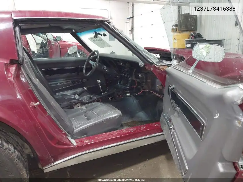 1977 Chevrolet Corvette VIN: 1Z37L7S416388 Lot: 42665408