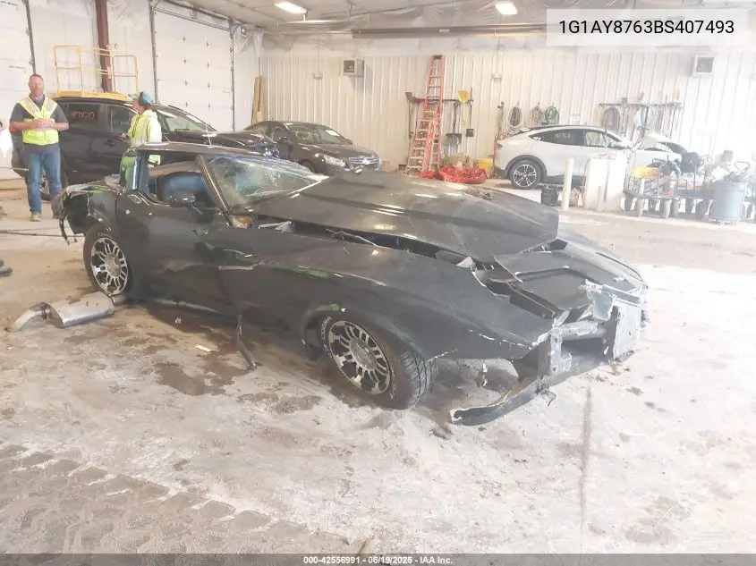 1981 Chevrolet Corvette VIN: 1G1AY8763BS407493 Lot: 42556991