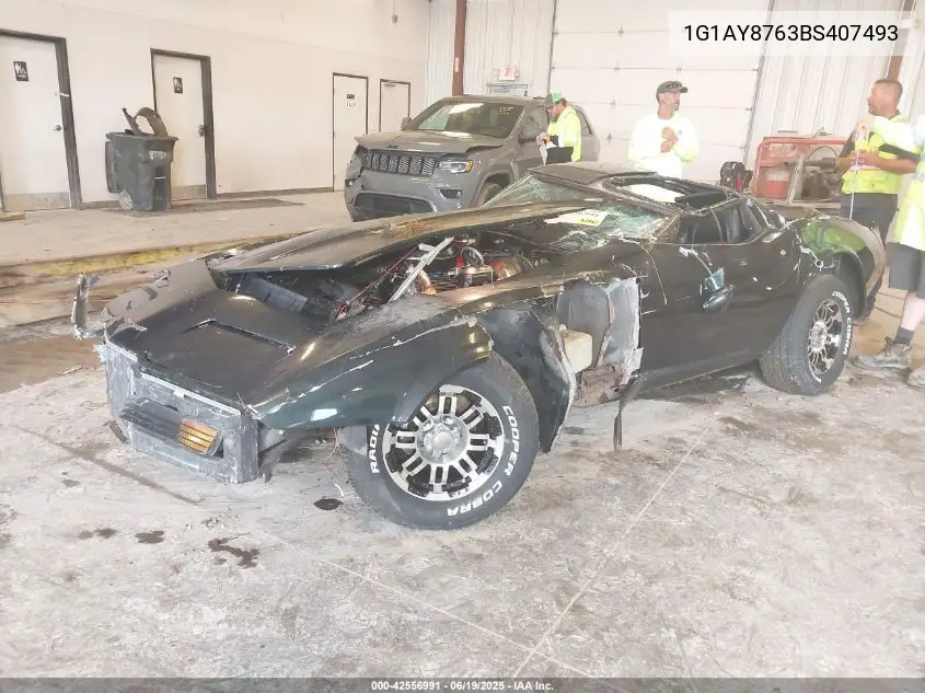 1981 Chevrolet Corvette VIN: 1G1AY8763BS407493 Lot: 42556991
