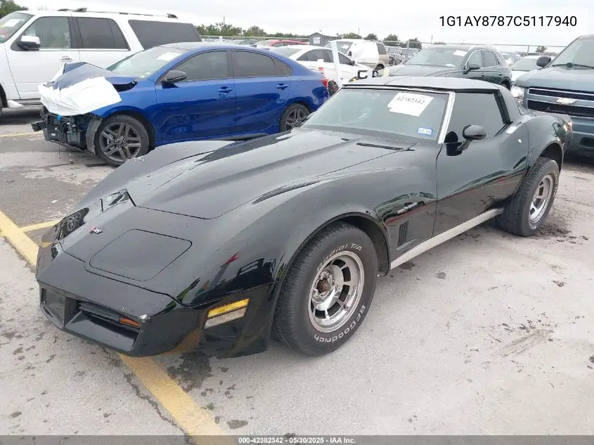 1982 Chevrolet Corvette VIN: 1G1AY8787C5117940 Lot: 42382342