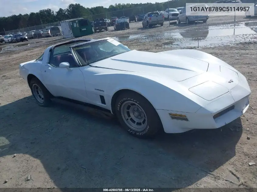 1982 Chevrolet Corvette VIN: 1G1AY8789C5114957 Lot: 42503785