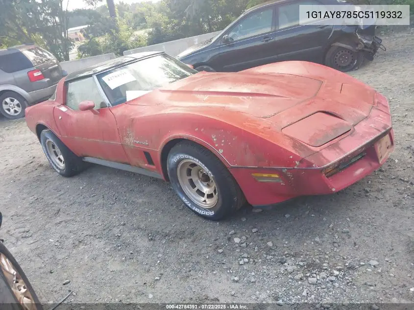 1982 Chevrolet Corvette VIN: 1G1AY8785C5119332 Lot: 42784393