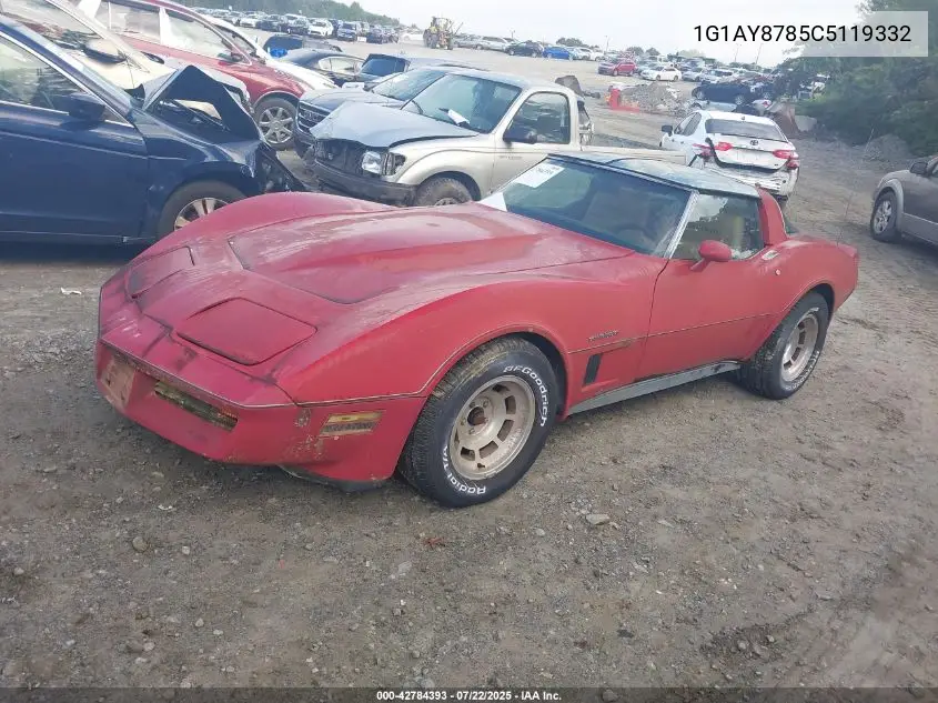 1982 Chevrolet Corvette VIN: 1G1AY8785C5119332 Lot: 42784393
