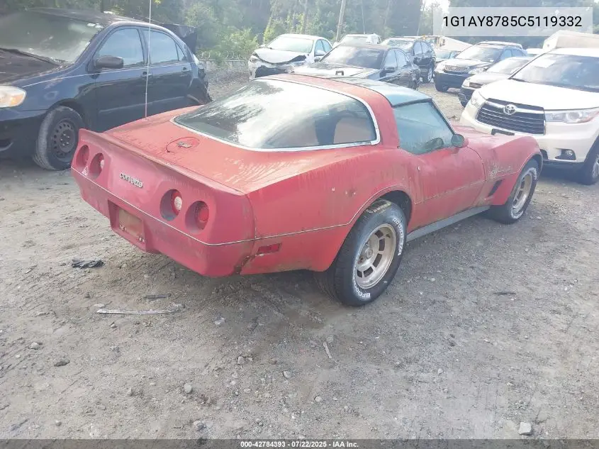 1982 Chevrolet Corvette VIN: 1G1AY8785C5119332 Lot: 42784393