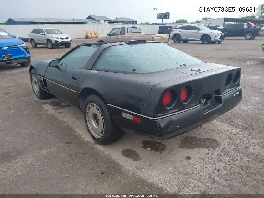 1984 Chevrolet Corvette VIN: 1G1AY0783E5109631 Lot: 42467110