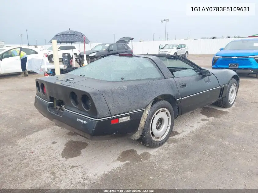 1984 Chevrolet Corvette VIN: 1G1AY0783E5109631 Lot: 42467110