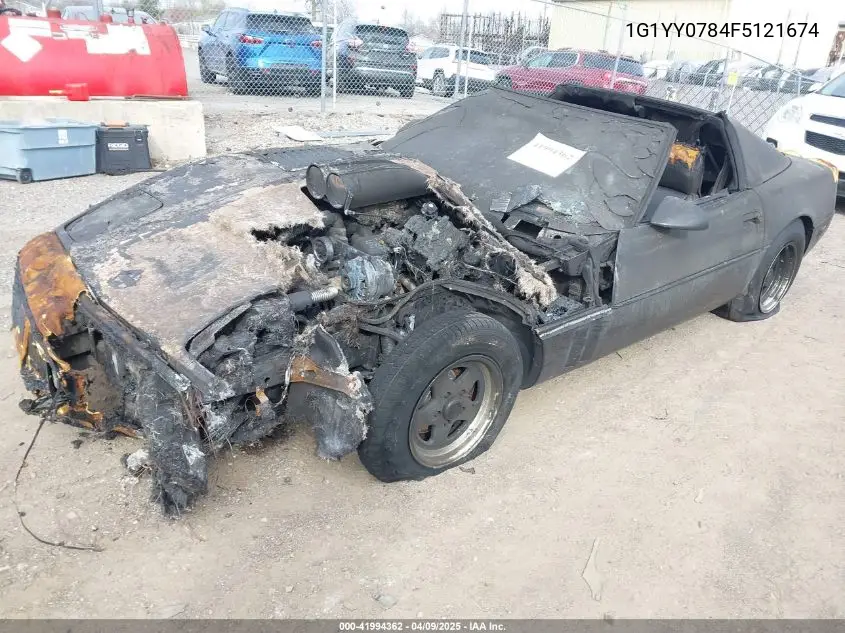 1985 Chevrolet Corvette VIN: 1G1YY0784F5121674 Lot: 41994362