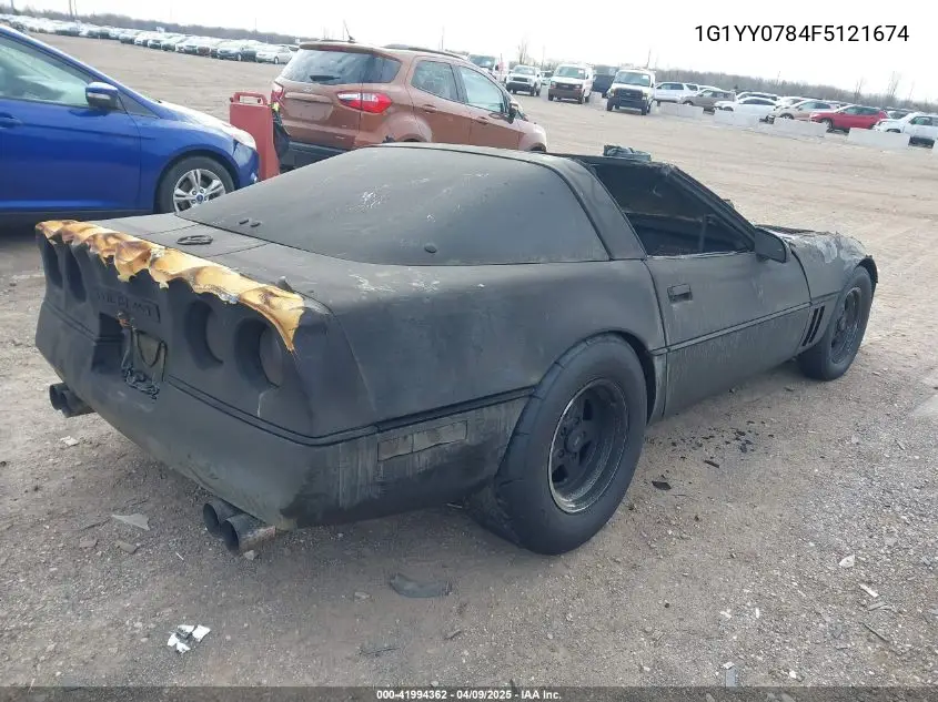1985 Chevrolet Corvette VIN: 1G1YY0784F5121674 Lot: 41994362