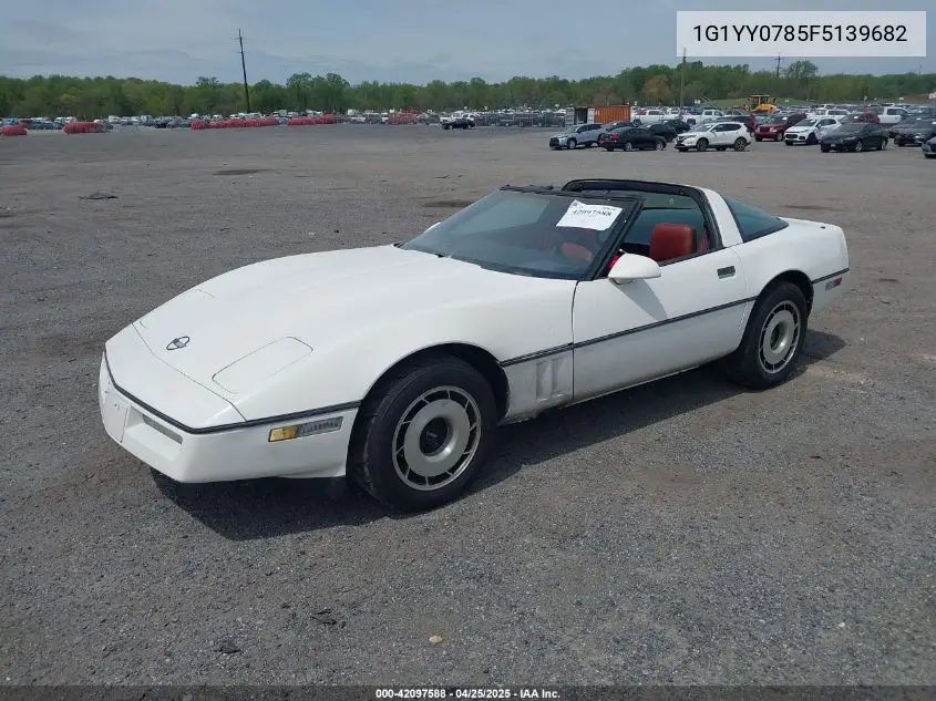 1985 Chevrolet Corvette VIN: 1G1YY0785F5139682 Lot: 42097588