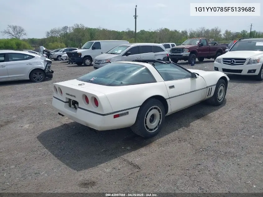 1985 Chevrolet Corvette VIN: 1G1YY0785F5139682 Lot: 42097588