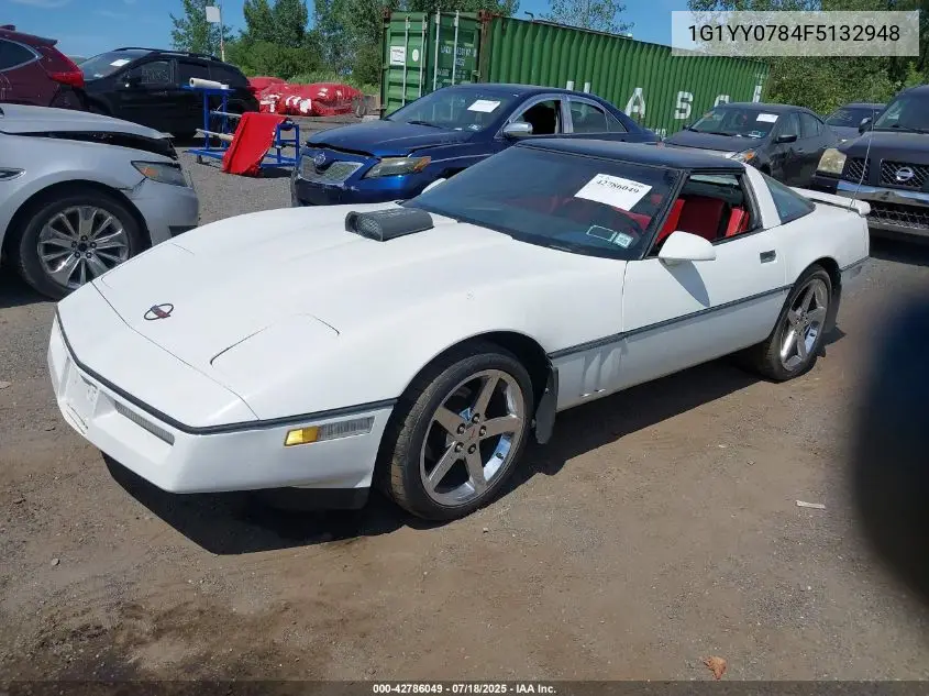 1985 Chevrolet Corvette VIN: 1G1YY0784F5132948 Lot: 42786049