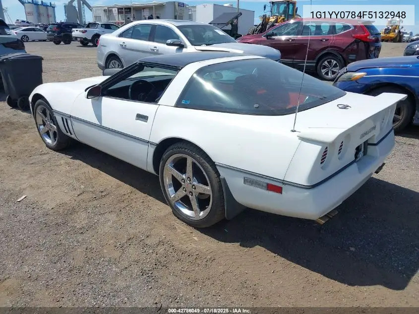 1985 Chevrolet Corvette VIN: 1G1YY0784F5132948 Lot: 42786049