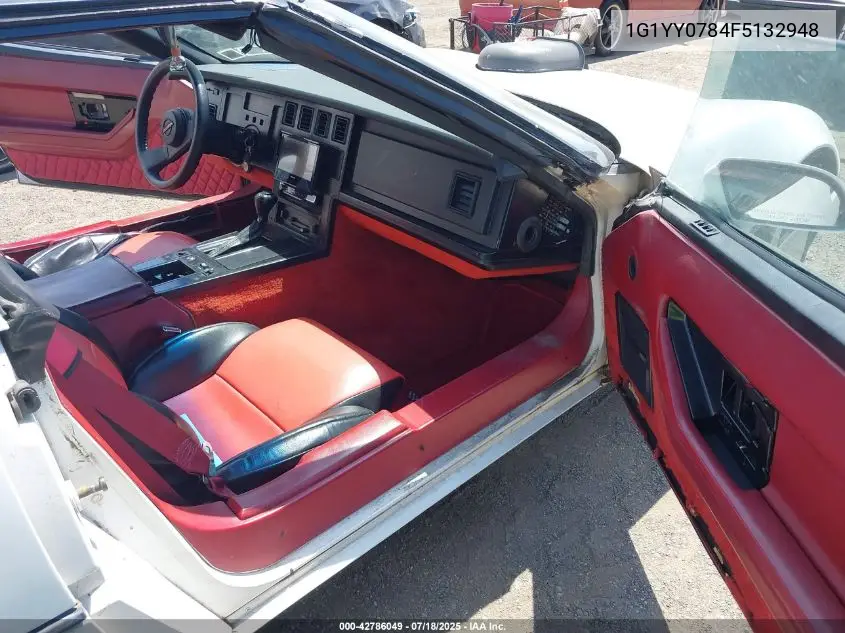 1985 Chevrolet Corvette VIN: 1G1YY0784F5132948 Lot: 42786049