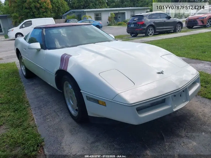 1985 Chevrolet Corvette VIN: 1G1YY0787F5124214 Lot: 42810797