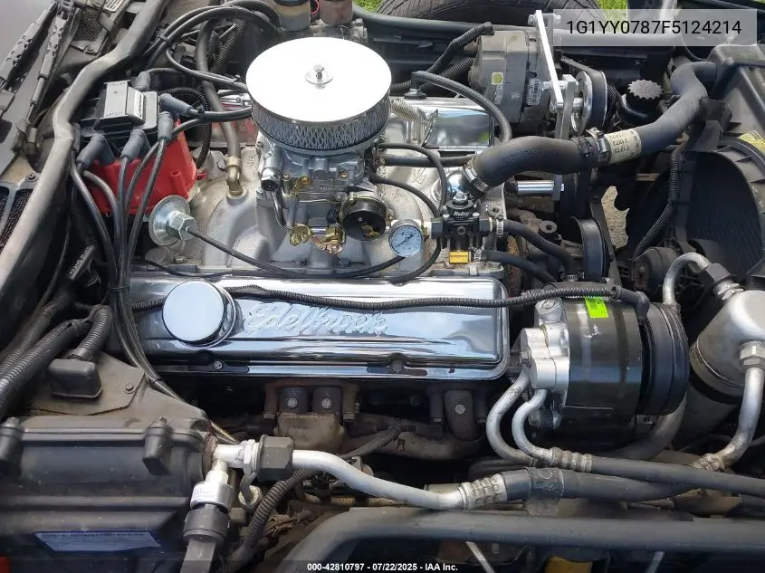 1985 Chevrolet Corvette VIN: 1G1YY0787F5124214 Lot: 42810797