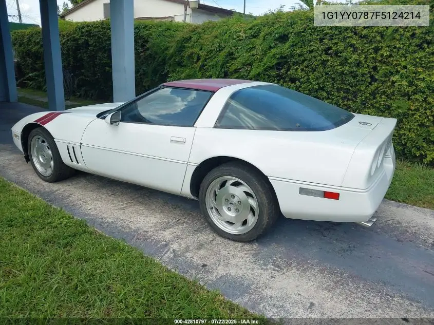 1985 Chevrolet Corvette VIN: 1G1YY0787F5124214 Lot: 42810797