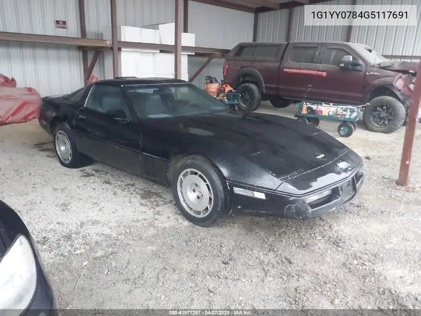 1986 Chevrolet Corvette VIN: 1G1YY0784G5117691 Lot: 41977287