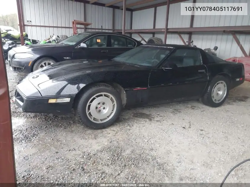 1986 Chevrolet Corvette VIN: 1G1YY0784G5117691 Lot: 41977287