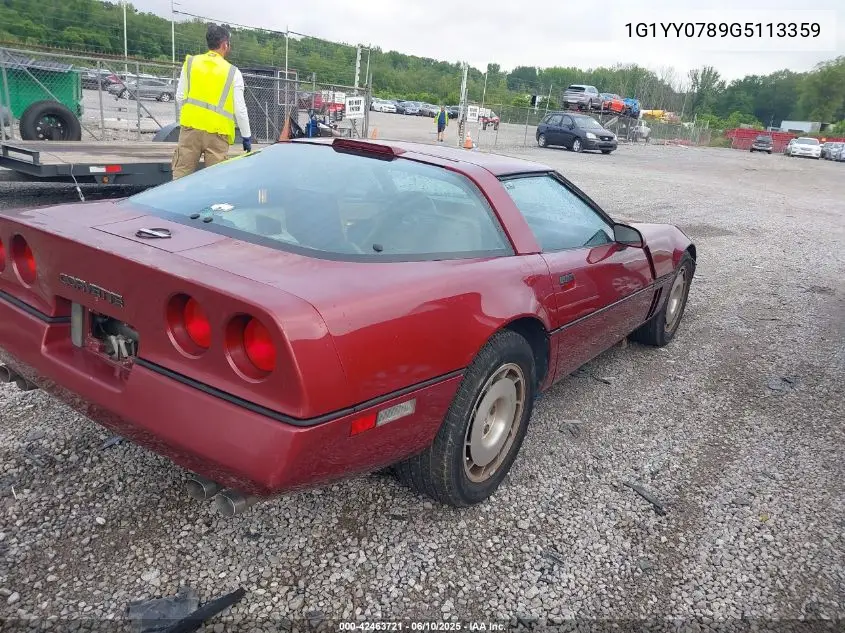 1986 Chevrolet Corvette VIN: 1G1YY0789G5113359 Lot: 42463721