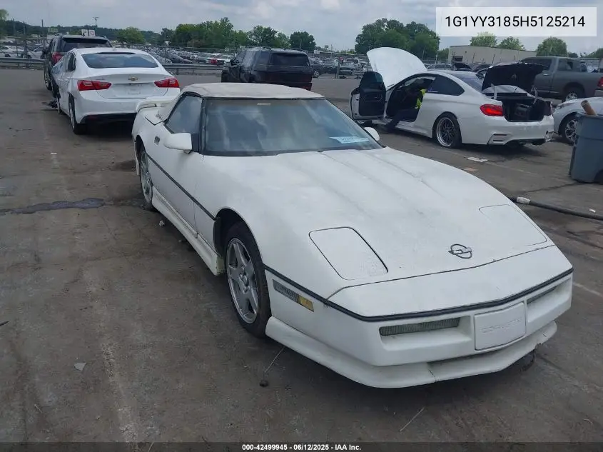 1987 Chevrolet Corvette VIN: 1G1YY3185H5125214 Lot: 42499945