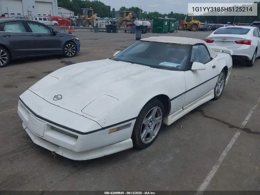 1987 Chevrolet Corvette VIN: 1G1YY3185H5125214 Lot: 42499945