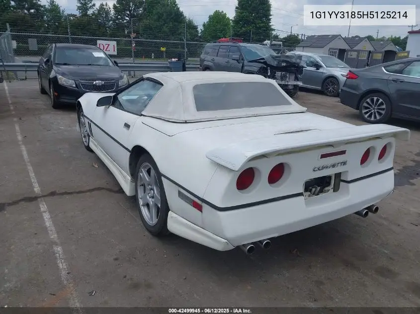 1987 Chevrolet Corvette VIN: 1G1YY3185H5125214 Lot: 42499945
