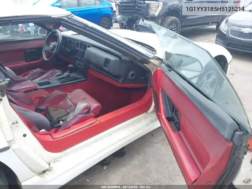 1987 Chevrolet Corvette VIN: 1G1YY3185H5125214 Lot: 42499945