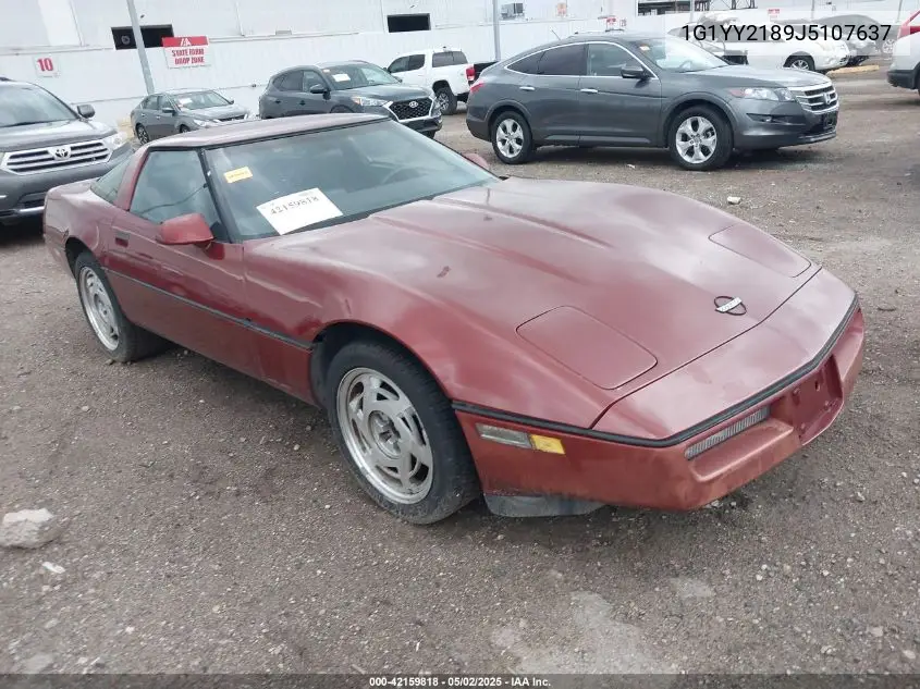 1988 Chevrolet Corvette VIN: 1G1YY2189J5107637 Lot: 42159818