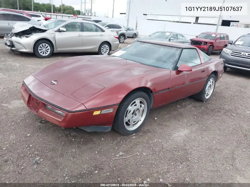 1988 Chevrolet Corvette VIN: 1G1YY2189J5107637 Lot: 42159818