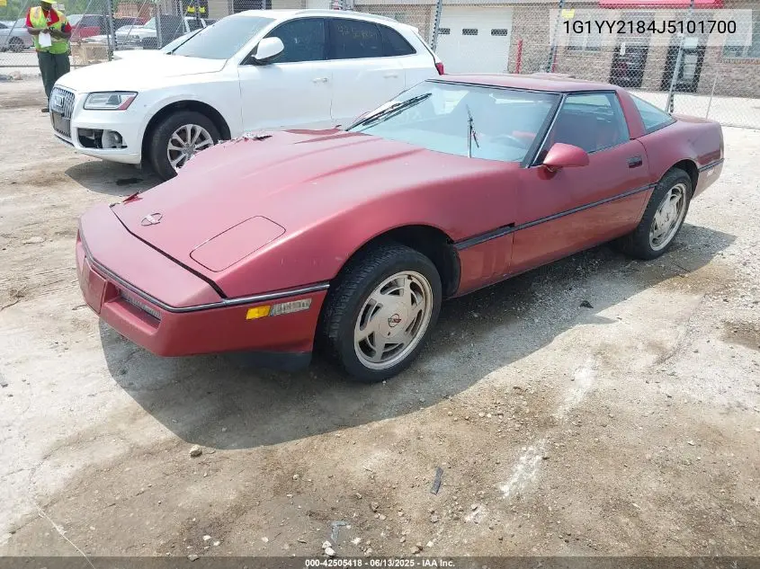 1988 Chevrolet Corvette VIN: 1G1YY2184J5101700 Lot: 42505418