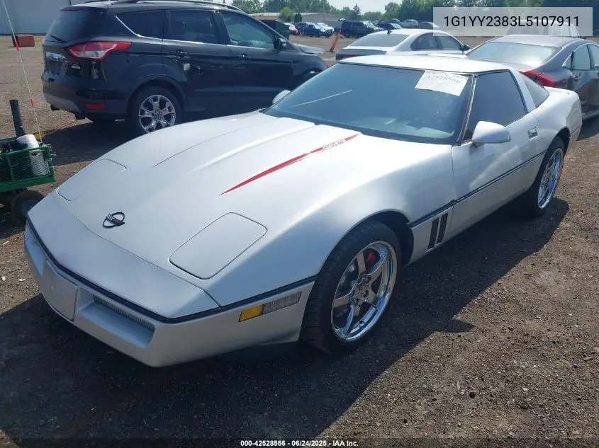 1990 Chevrolet Corvette VIN: 1G1YY2383L5107911 Lot: 42528556