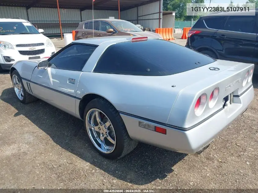 1990 Chevrolet Corvette VIN: 1G1YY2383L5107911 Lot: 42528556