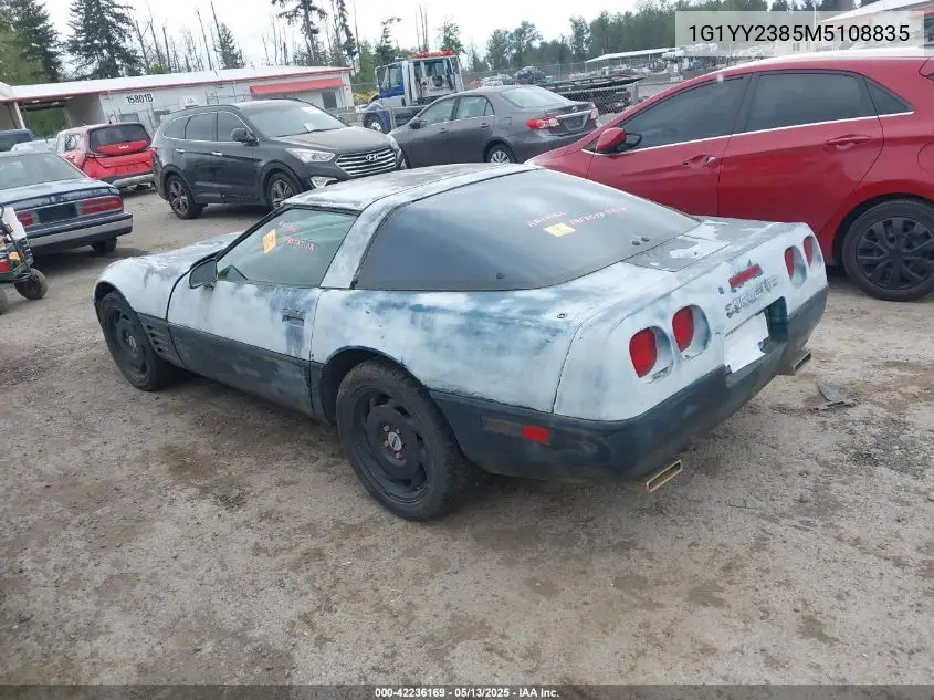 1991 Chevrolet Corvette VIN: 1G1YY2385M5108835 Lot: 42236169