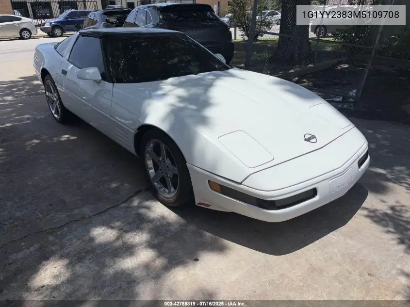 1991 Chevrolet Corvette VIN: 1G1YY2383M5109708 Lot: 42768819