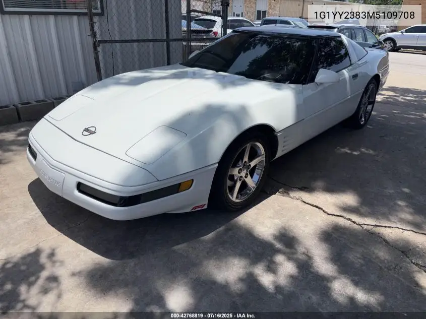 1991 Chevrolet Corvette VIN: 1G1YY2383M5109708 Lot: 42768819