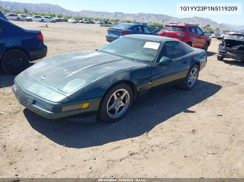 1992 Chevrolet Corvette VIN: 1G1YY23P1N5119209 Lot: 42146888