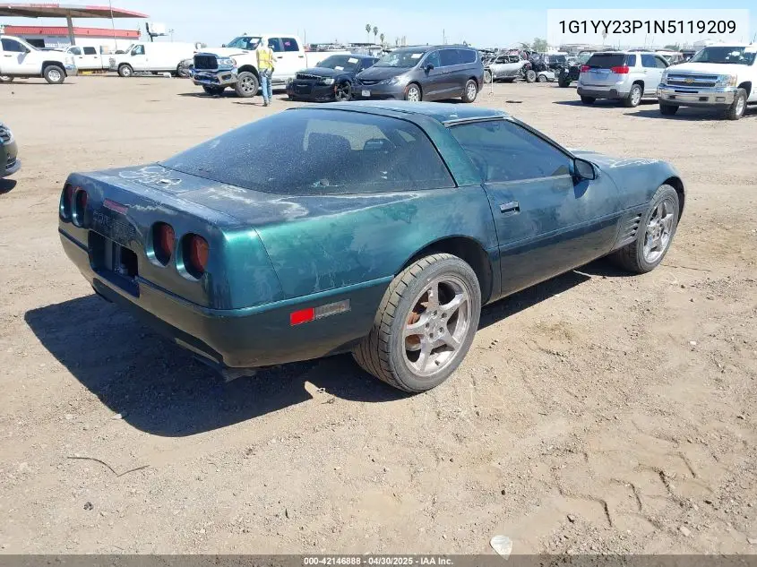 1992 Chevrolet Corvette VIN: 1G1YY23P1N5119209 Lot: 42146888