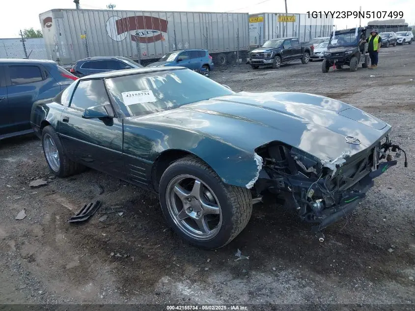 1992 Chevrolet Corvette VIN: 1G1YY23P9N5107499 Lot: 42155734
