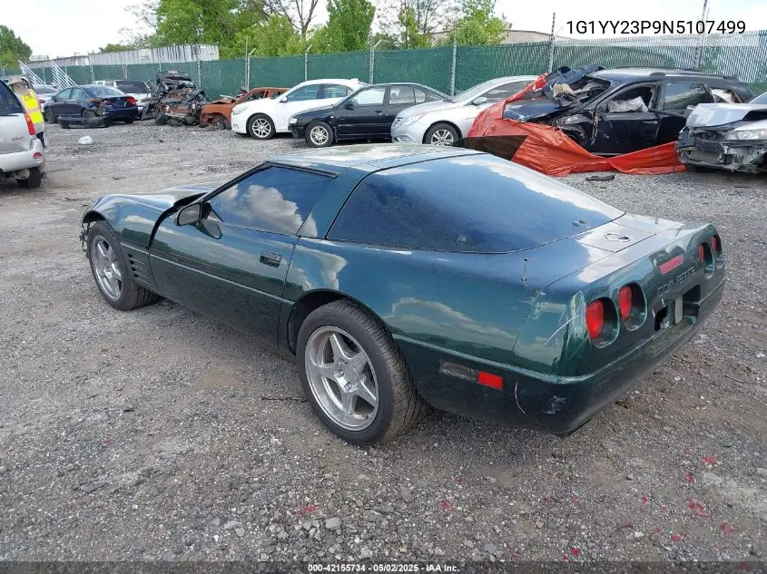 1992 Chevrolet Corvette VIN: 1G1YY23P9N5107499 Lot: 42155734