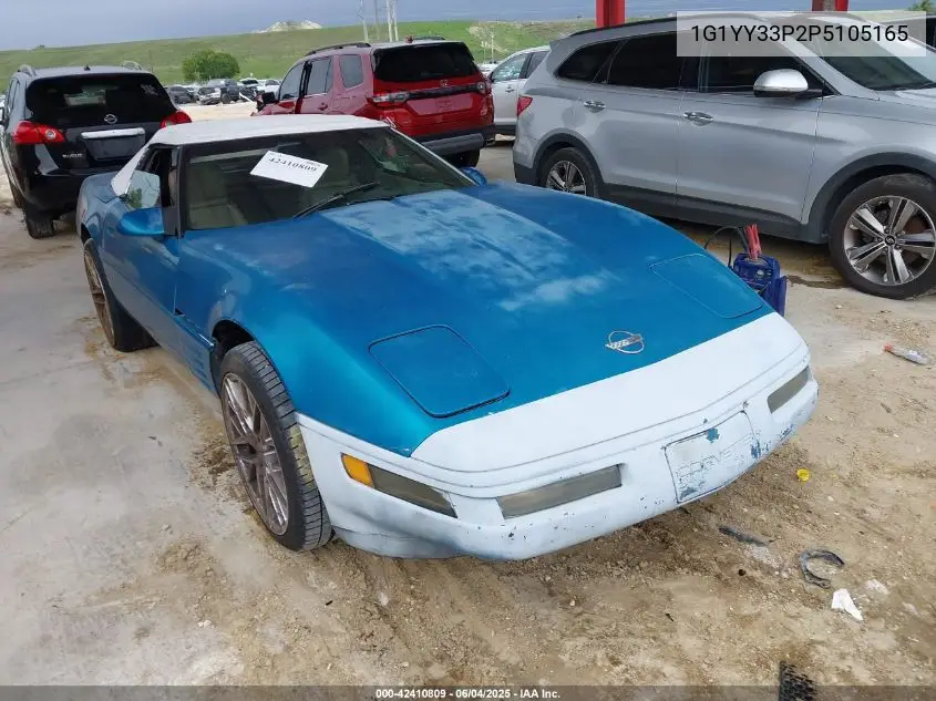 1993 Chevrolet Corvette VIN: 1G1YY33P2P5105165 Lot: 42410809