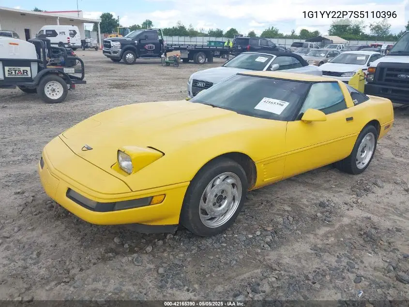 1995 Chevrolet Corvette VIN: 1G1YY22P7S5110396 Lot: 42165390