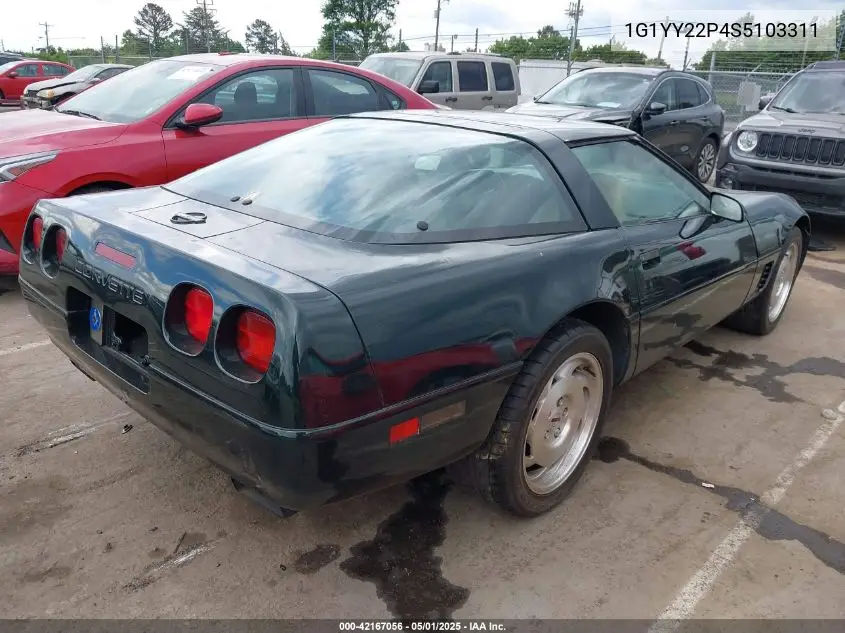 1995 Chevrolet Corvette VIN: 1G1YY22P4S5103311 Lot: 42167056