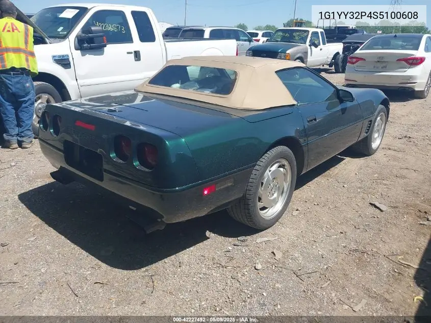 1995 Chevrolet Corvette VIN: 1G1YY32P4S5100608 Lot: 42227492