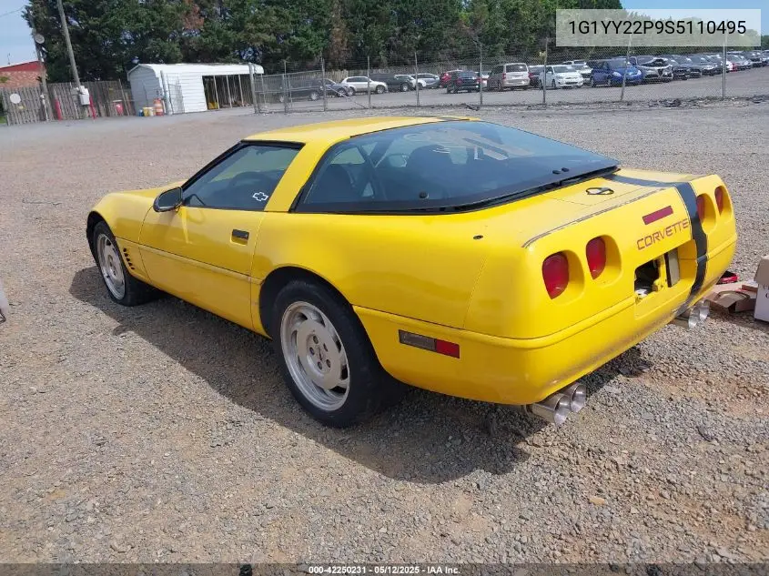 1995 Chevrolet Corvette VIN: 1G1YY22P9S5110495 Lot: 42250231
