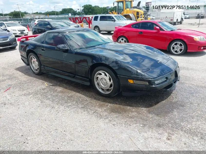 1995 Chevrolet Corvette VIN: 1G1YY22P7S5114626 Lot: 42410201
