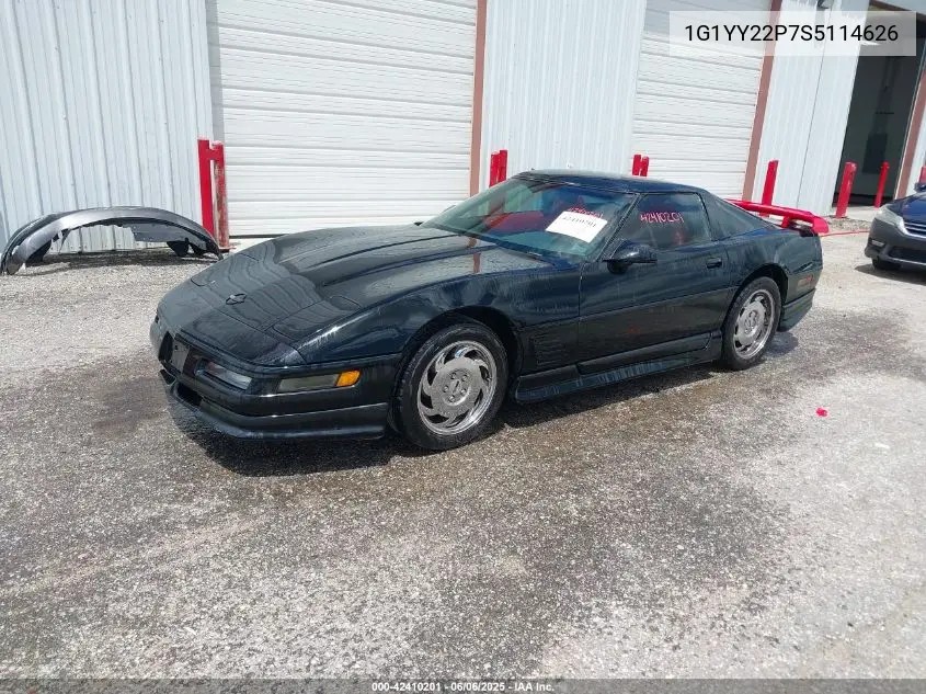 1995 Chevrolet Corvette VIN: 1G1YY22P7S5114626 Lot: 42410201