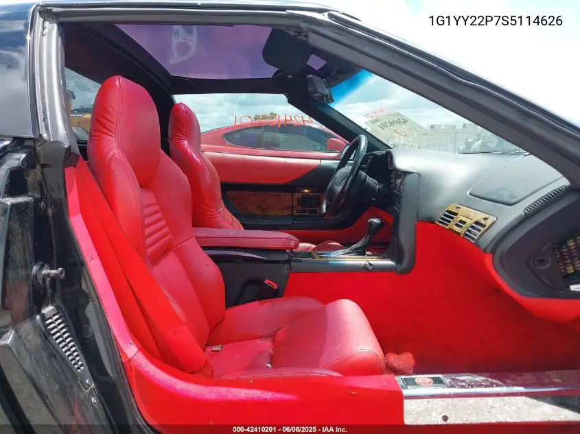 1995 Chevrolet Corvette VIN: 1G1YY22P7S5114626 Lot: 42410201